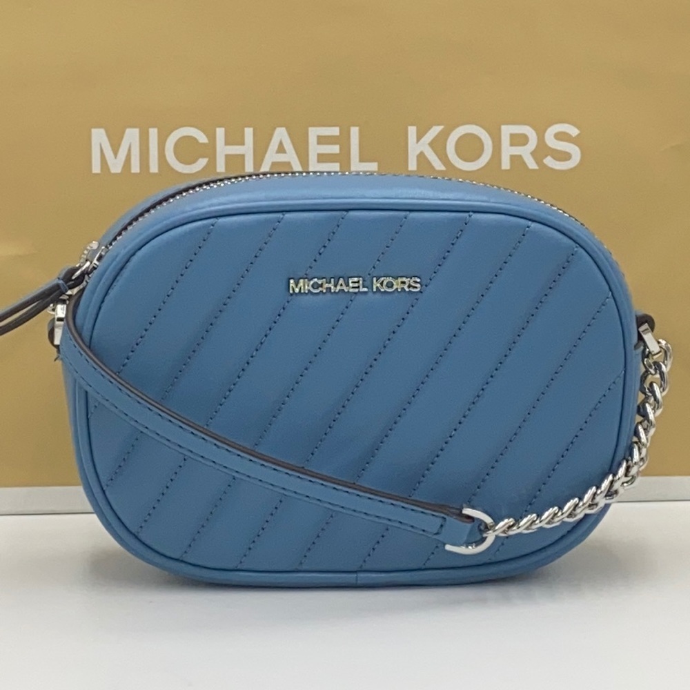MICHAEL KORS ROSE SM OVAL CAMERA XBODY SKY BLUE - Picture 2 of 16